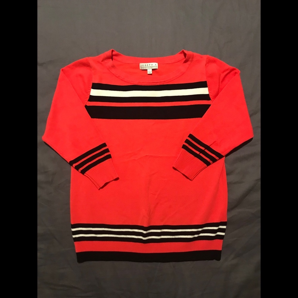 Knit striped sweater